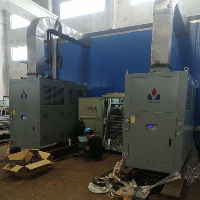 锂电池冷风机使用工作现场